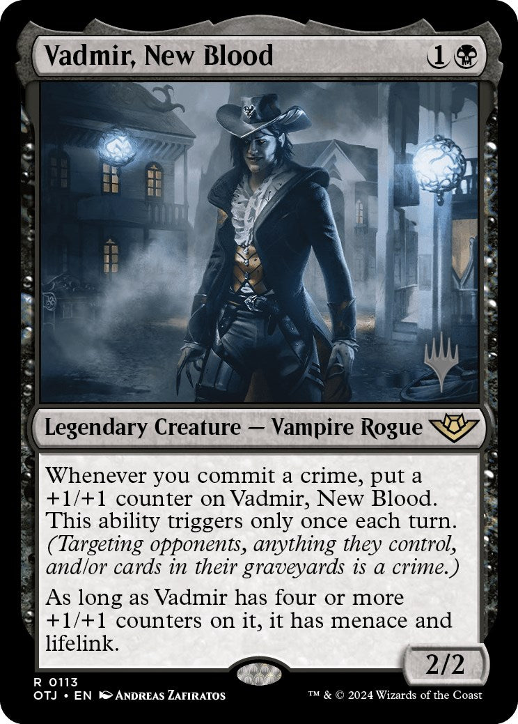 Vadmir, New Blood (Promo Pack) [Outlaws of Thunder Junction Promos] | Card Merchant Takapuna