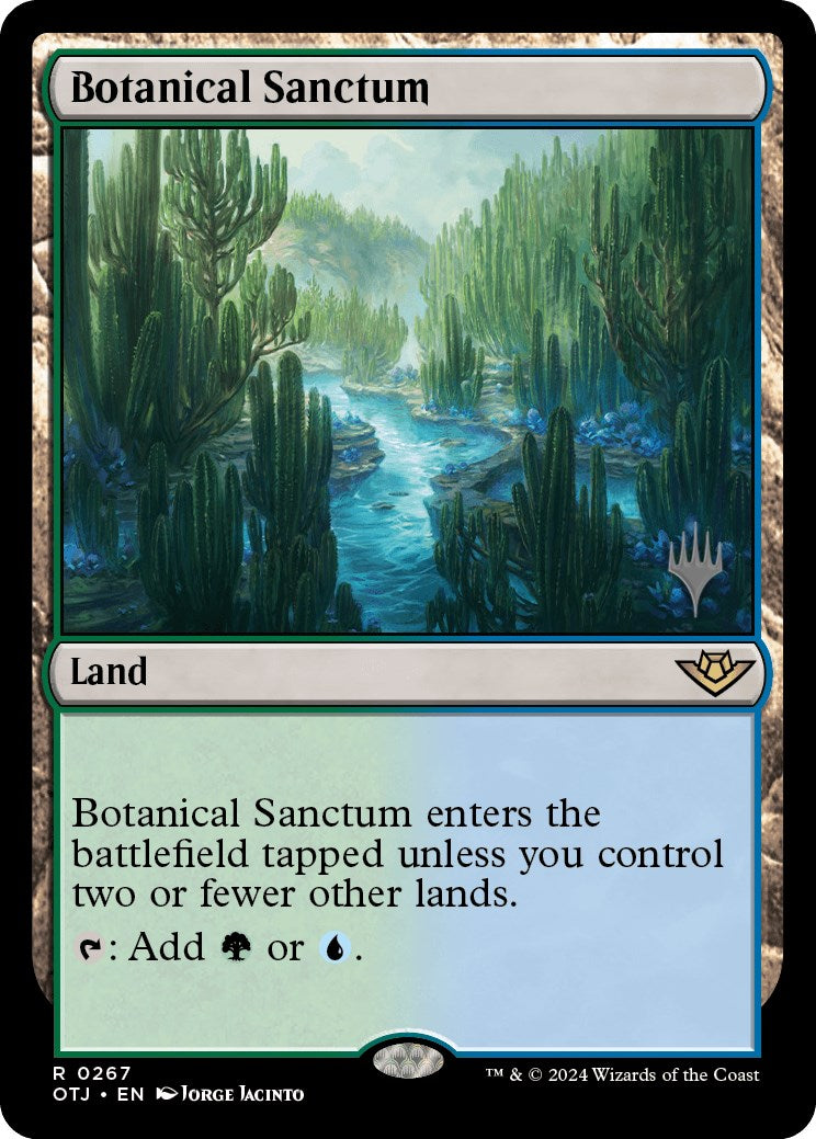 Botanical Sanctum (Promo Pack) [Outlaws of Thunder Junction Promos] | Card Merchant Takapuna