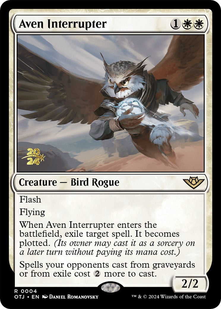 Aven Interrupter [Outlaws of Thunder Junction Prerelease Promos] | Card Merchant Takapuna