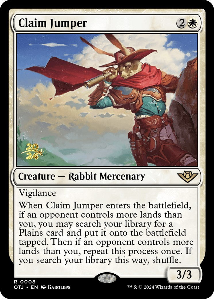 Claim Jumper [Outlaws of Thunder Junction Prerelease Promos] | Card Merchant Takapuna