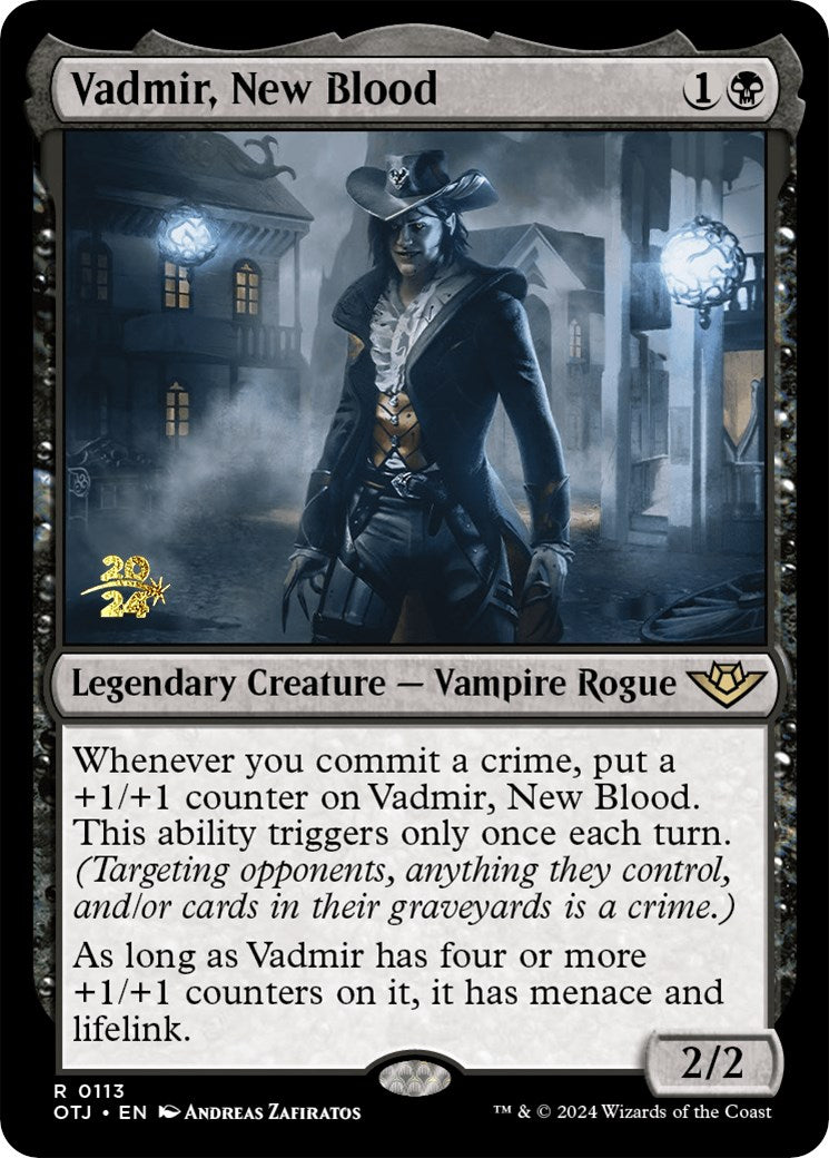 Vadmir, New Blood [Outlaws of Thunder Junction Prerelease Promos] | Card Merchant Takapuna