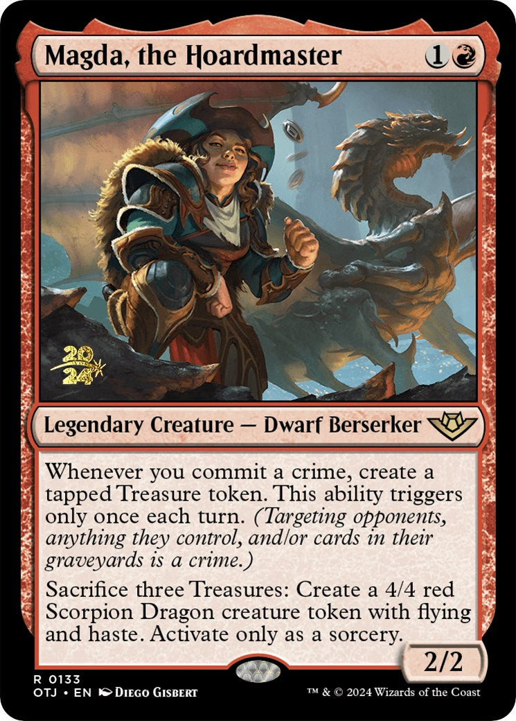 Magda, the Hoardmaster [Outlaws of Thunder Junction Prerelease Promos] | Card Merchant Takapuna