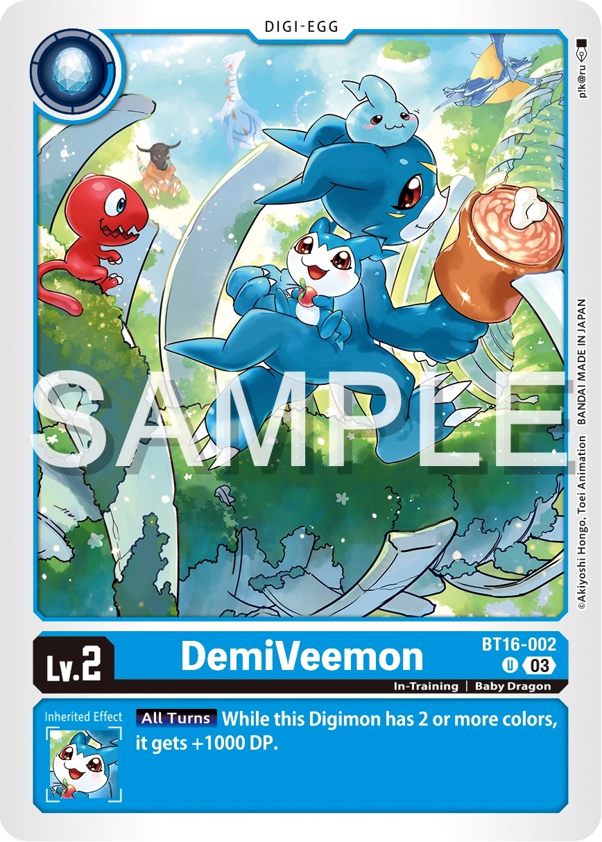 DemiVeemon [BT16-002] [Beginning Observer] | Card Merchant Takapuna