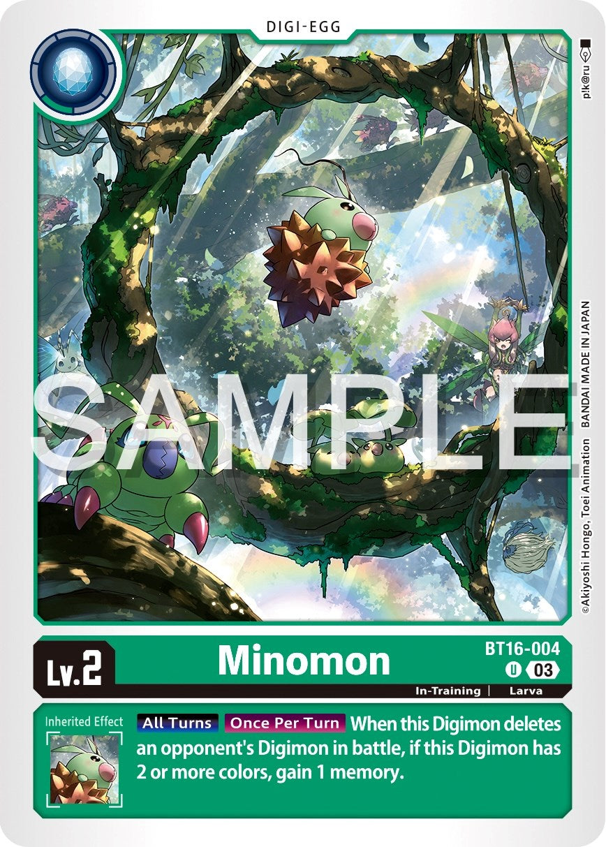 Minomon [BT16-004] [Beginning Observer] | Card Merchant Takapuna