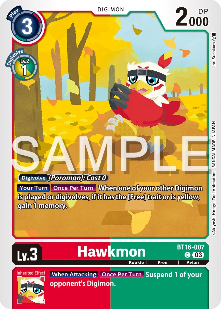 Hawkmon [BT16-007] [Beginning Observer] | Card Merchant Takapuna