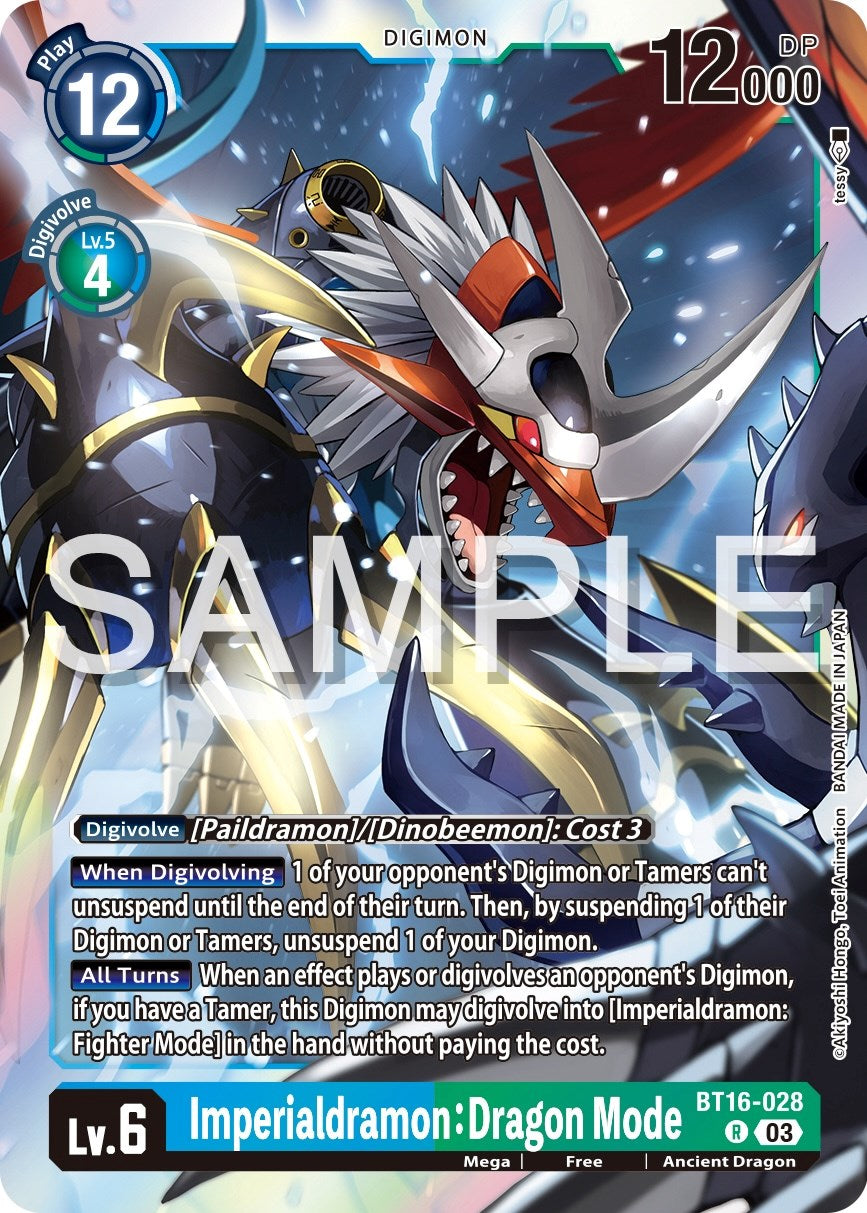 Imperialdramon: Dragon Mode [BT16-028] [Beginning Observer] | Card Merchant Takapuna