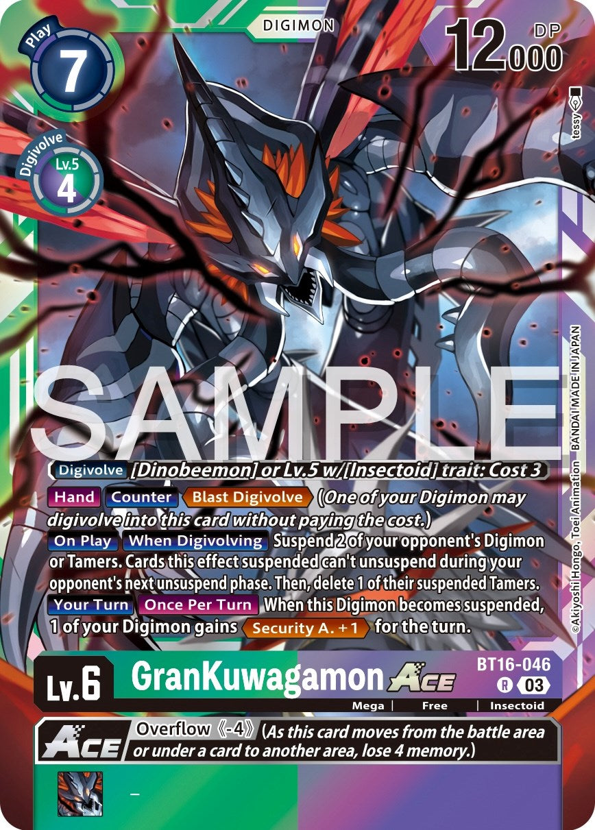 GranKuwagamon Ace [BT16-046] [Beginning Observer] | Card Merchant Takapuna