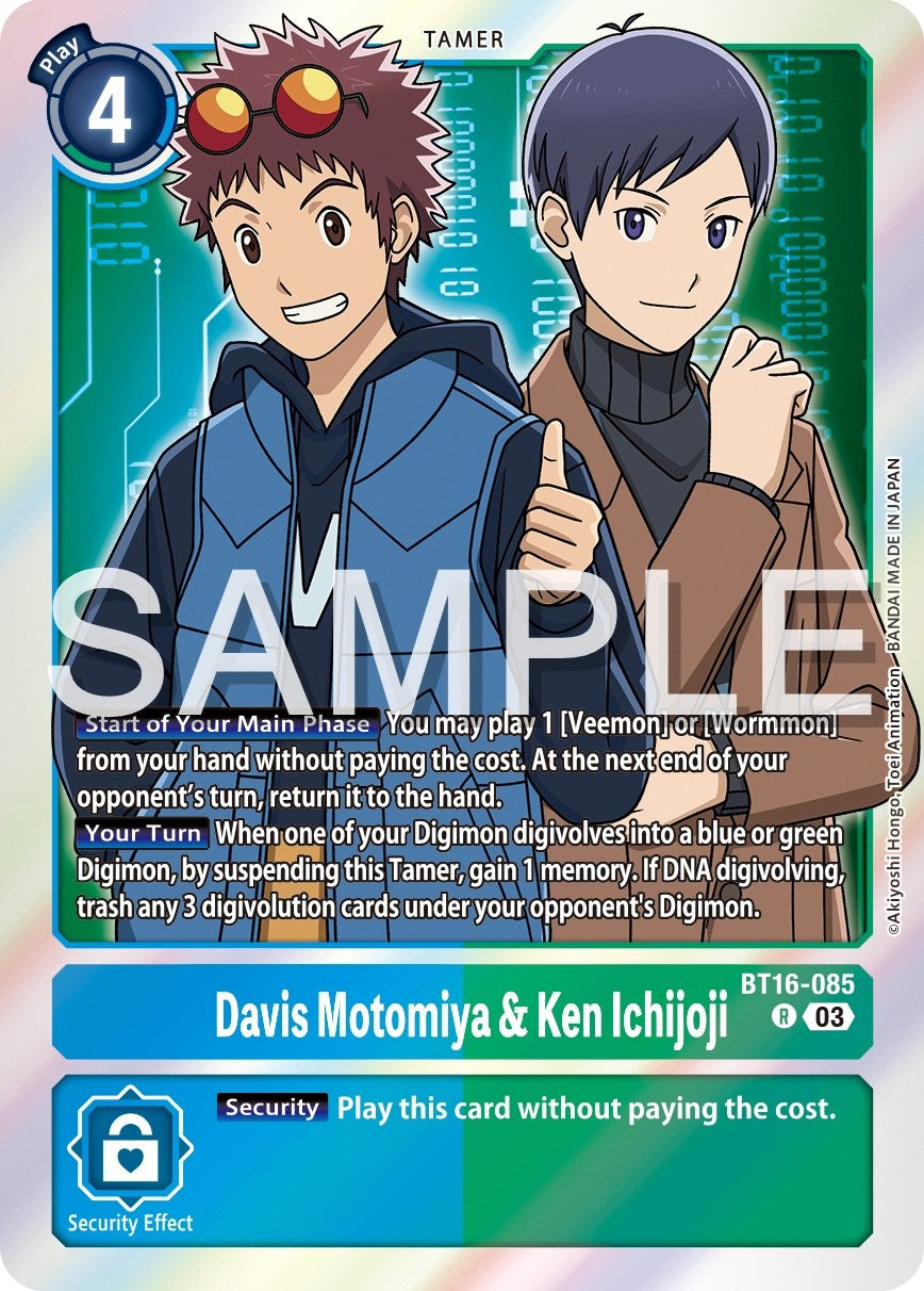 Davis Motomiya & Ken Ichijoji [BT16-085] [Beginning Observer] | Card Merchant Takapuna