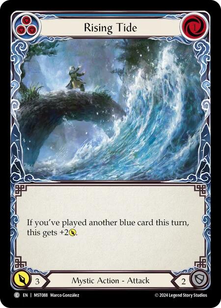 Rising Tide [MST088] (Part the Mistveil)  Rainbow Foil | Card Merchant Takapuna