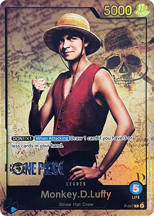 Monkey.D.Luffy (P-047) [Live Action Edition] | Card Merchant Takapuna