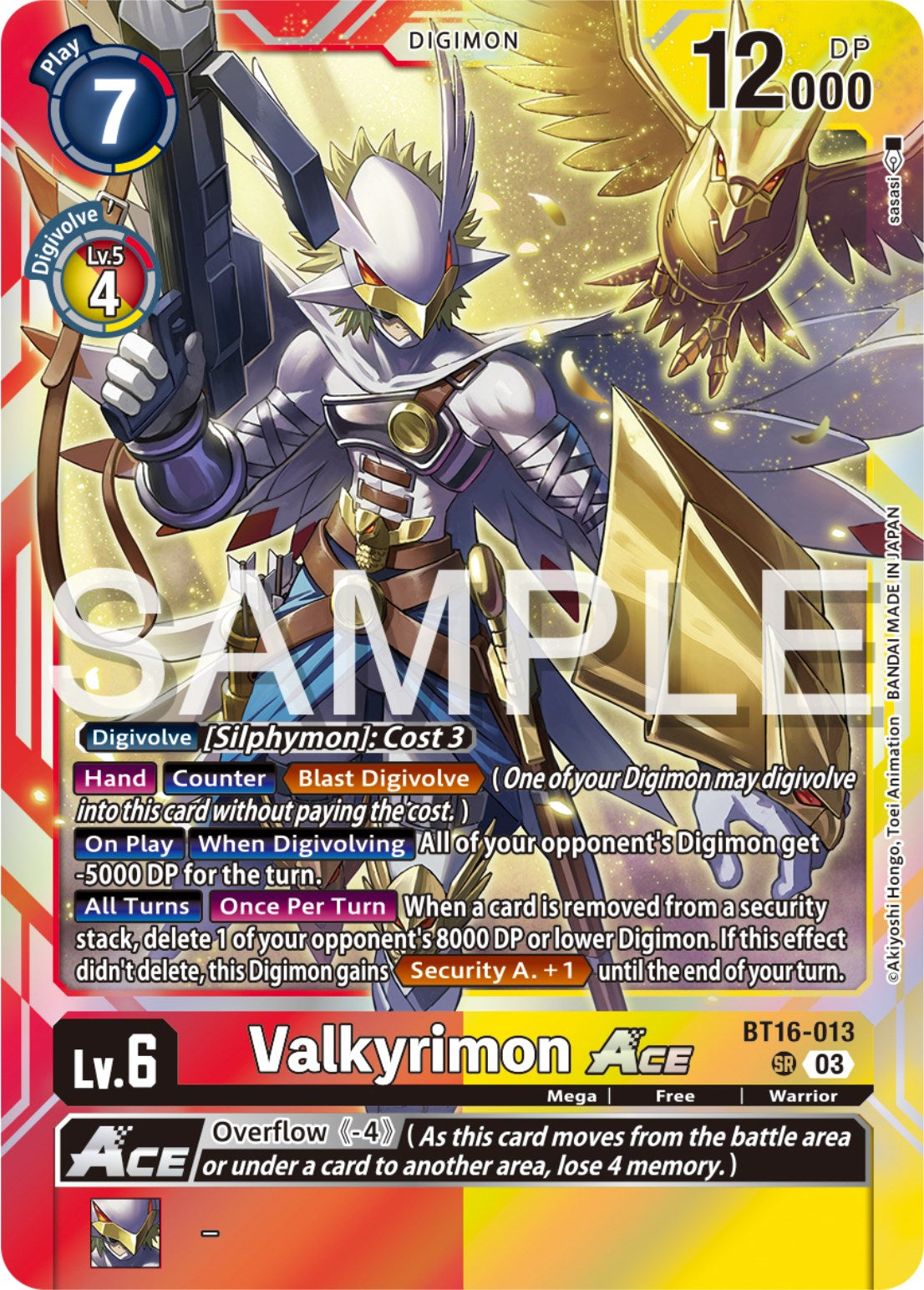 Valkyrimon Ace [BT16-013] [Beginning Observer] | Card Merchant Takapuna