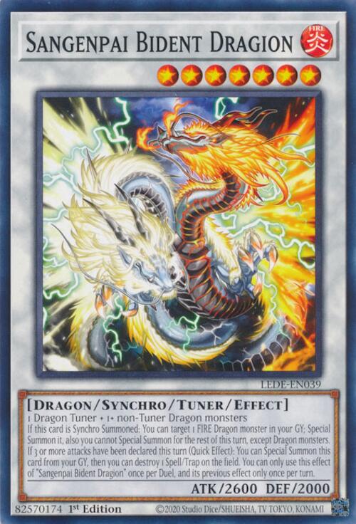 Sangenpai Bident Dragion [LEDE-EN039] Common | Card Merchant Takapuna