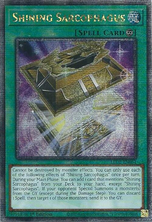 Shining Sarcophagus (Quarter Century Secret Rare) [LEDE-EN051] Quarter Century Secret Rare | Card Merchant Takapuna