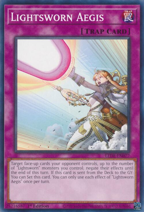 Lightsworn Aegis [LEDE-EN077] Common | Card Merchant Takapuna