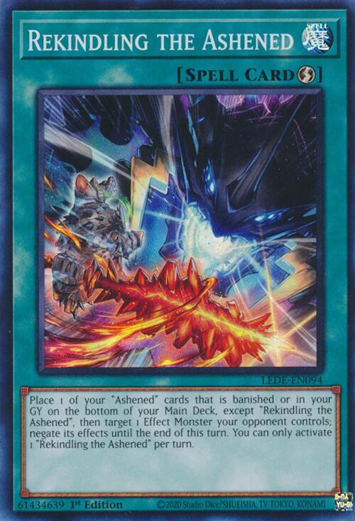 Rekindling the Ashened [LEDE-EN094] Super Rare | Card Merchant Takapuna