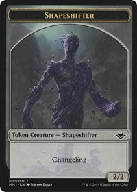 Shapeshifter (001) // Serra the Benevolent Emblem (020) Double-Sided Token [Modern Horizons Tokens] | Card Merchant Takapuna