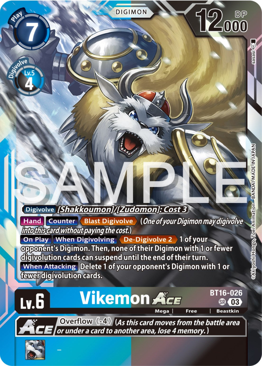 Vikemon Ace [BT16-026] [Beginning Observer] | Card Merchant Takapuna