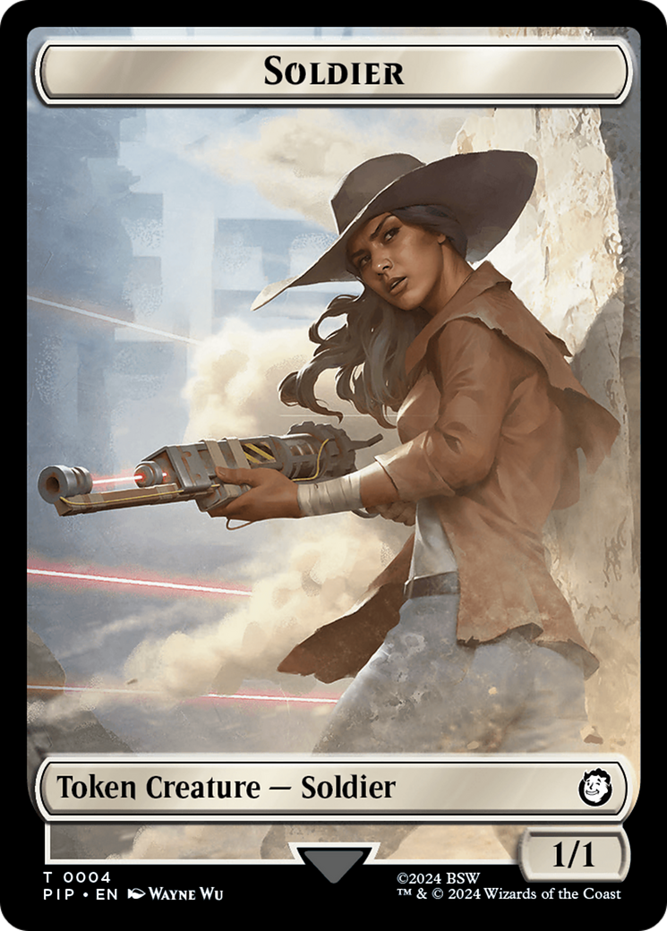 Energy Reserve // Soldier (0004) Double-Sided Token [Fallout Tokens] | Card Merchant Takapuna