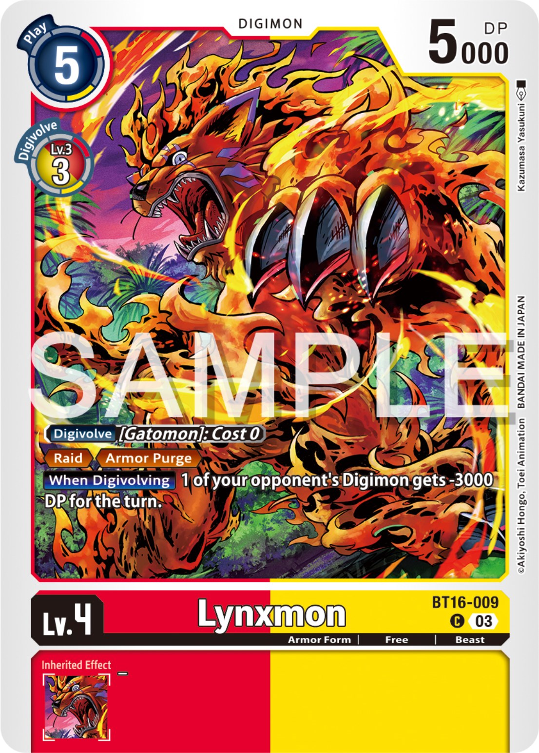 Lynxmon [BT16-009] [Beginning Observer] | Card Merchant Takapuna