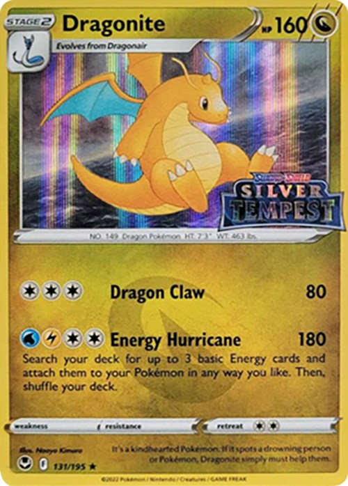 Dragonite (131/195) (Silver Tempest Stamped) [Sword & Shield: Silver Tempest] | Card Merchant Takapuna