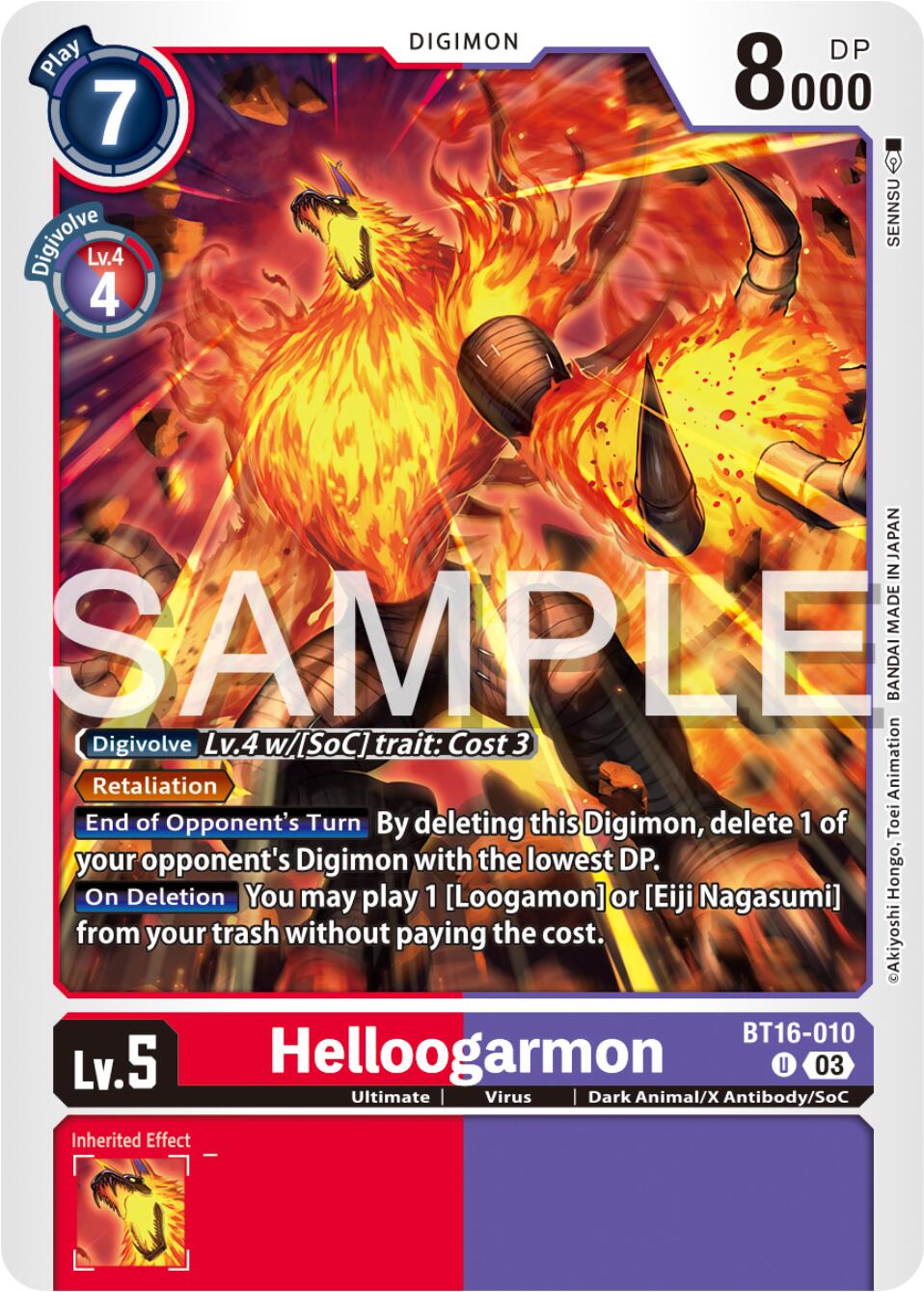 Helloogarmon [BT16-010] [Beginning Observer] | Card Merchant Takapuna