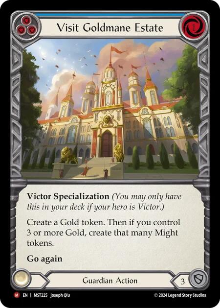 Visit Goldmane Estate [MST225] (Part the Mistveil)  Rainbow Foil | Card Merchant Takapuna