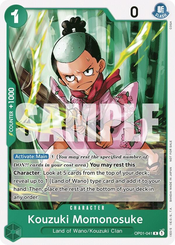 Kouzuki Momonosuke (Tournament Pack Vol. 7) [One Piece Promotion Cards] | Card Merchant Takapuna