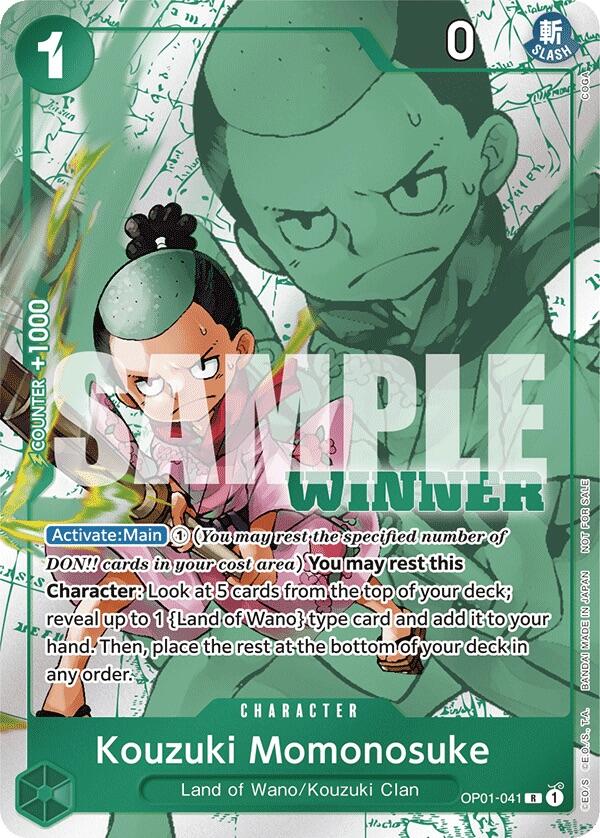 Kouzuki Momonosuke (Winner Pack Vol. 7) [One Piece Promotion Cards] | Card Merchant Takapuna