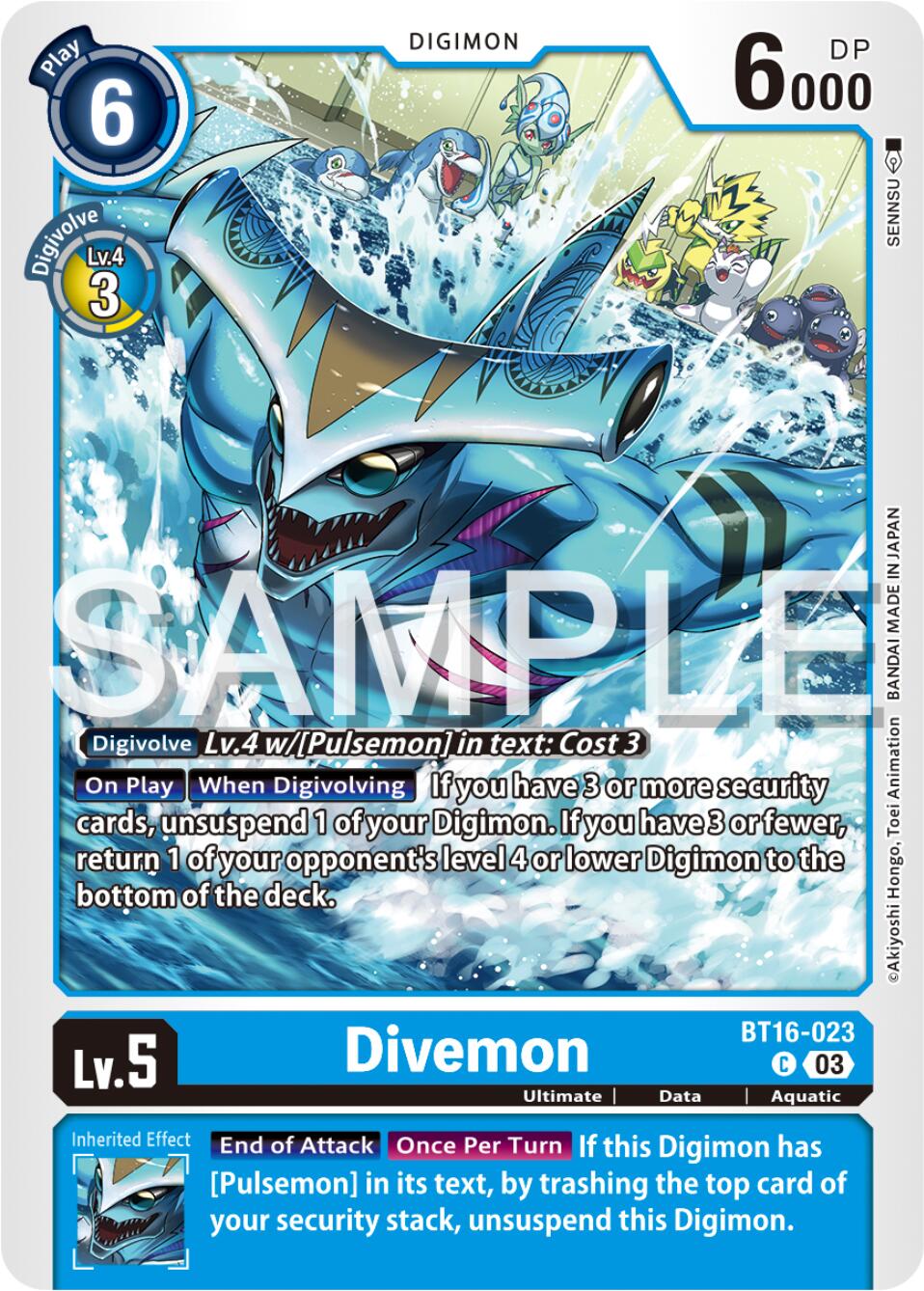 Divemon [BT16-023] [Beginning Observer] | Card Merchant Takapuna