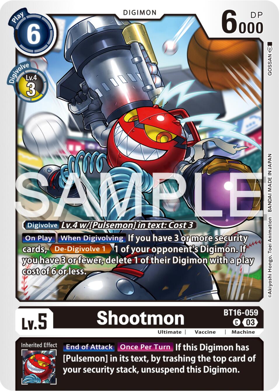 Shootmon [BT16-059] [Beginning Observer] | Card Merchant Takapuna