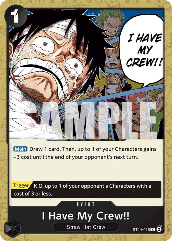 I Have My Crew!! [Starter Deck: 3D2Y] | Card Merchant Takapuna