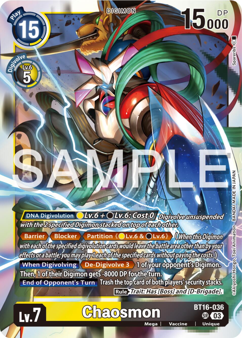 Chaosmon [BT16-036] [Beginning Observer] | Card Merchant Takapuna