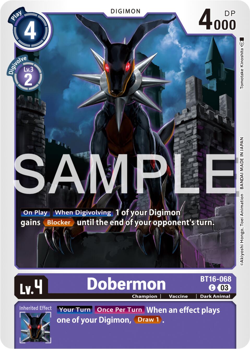 Dobermon [BT16-068] [Beginning Observer] | Card Merchant Takapuna