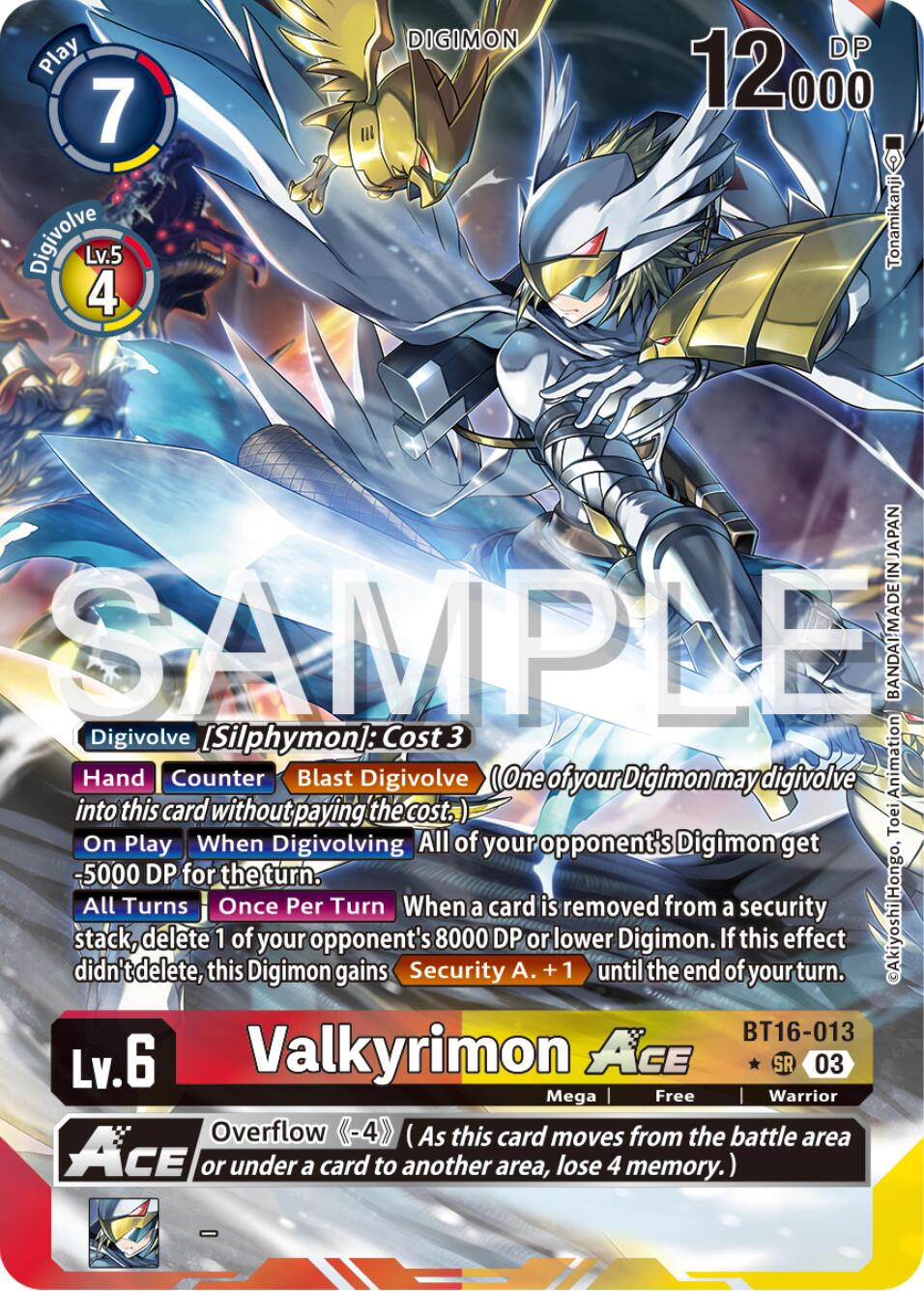 Valkyrimon Ace [BT16-013] (Alternate Art) [Beginning Observer] | Card Merchant Takapuna