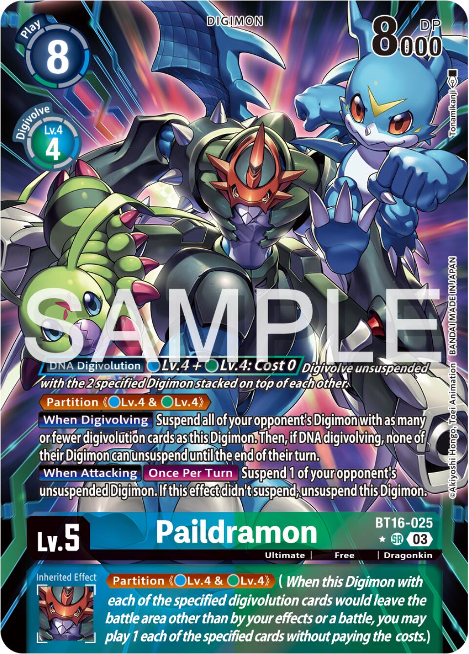 Paildramon [BT16-025] (Alternate Art) [Beginning Observer] | Card Merchant Takapuna