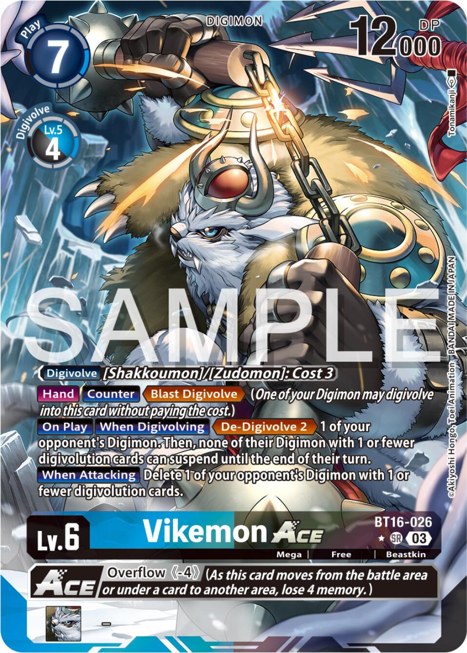 Vikemon Ace [BT16-026] (Alternate Art) [Beginning Observer] | Card Merchant Takapuna