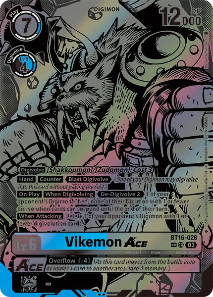 Vikemon Ace [BT16-026] (Textured) [Beginning Observer] | Card Merchant Takapuna