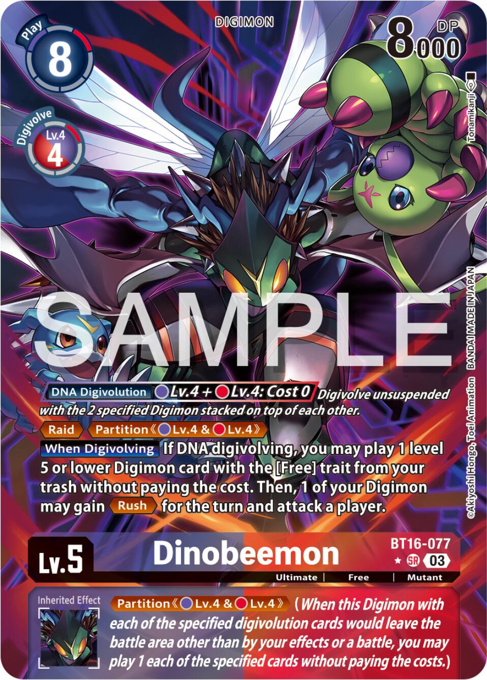 Dinobeemon [BT16-077] (Alternate Art) [Beginning Observer] | Card Merchant Takapuna