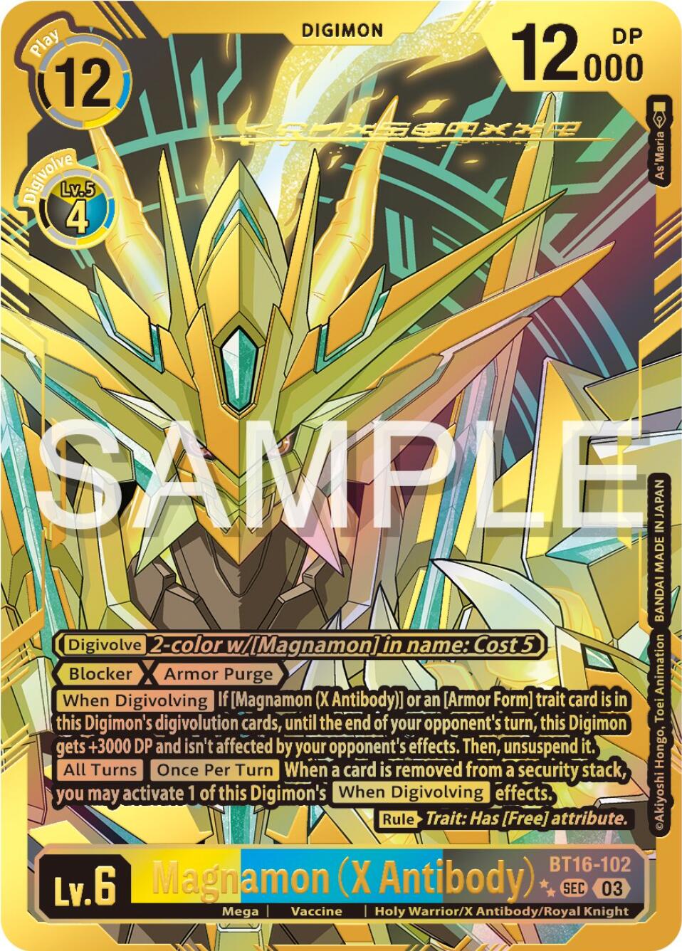 Magnamon (X Antibody) [BT16-102] (Textured) [Beginning Observer] | Card Merchant Takapuna