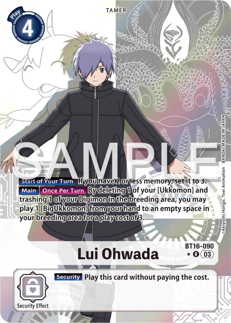 Lui Ohwada [BT16-090] (Alternate Art) [Beginning Observer] | Card Merchant Takapuna