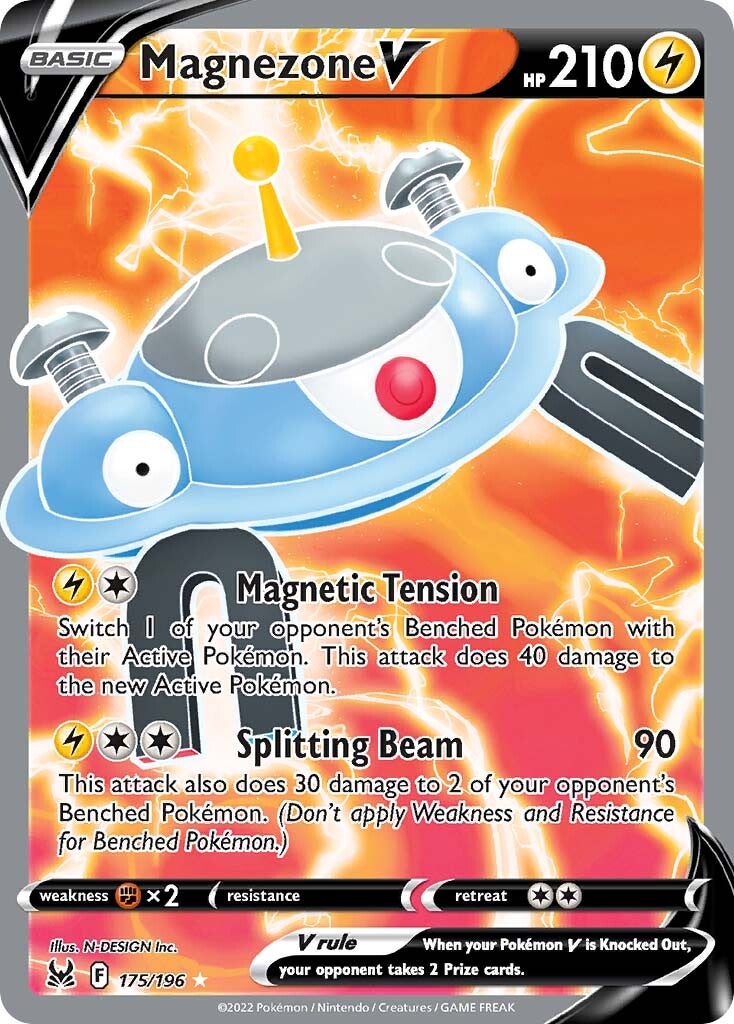 Magnezone V (175/196) [Sword & Shield: Lost Origin] | Card Merchant Takapuna