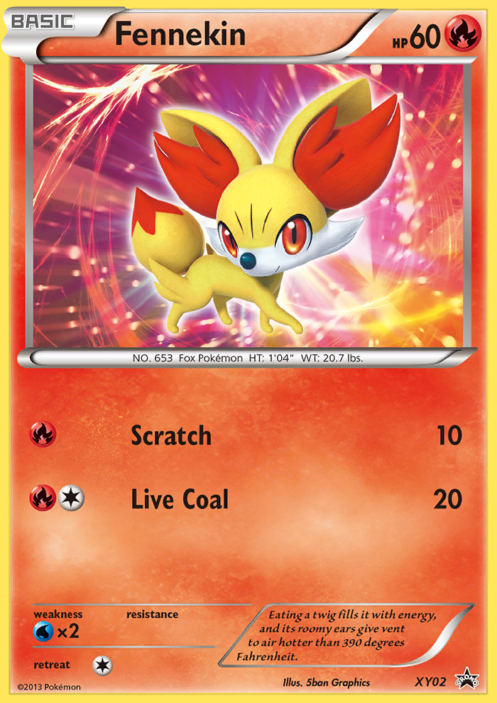 Fennekin (XY02) [XY: Black Star Promos] | Card Merchant Takapuna