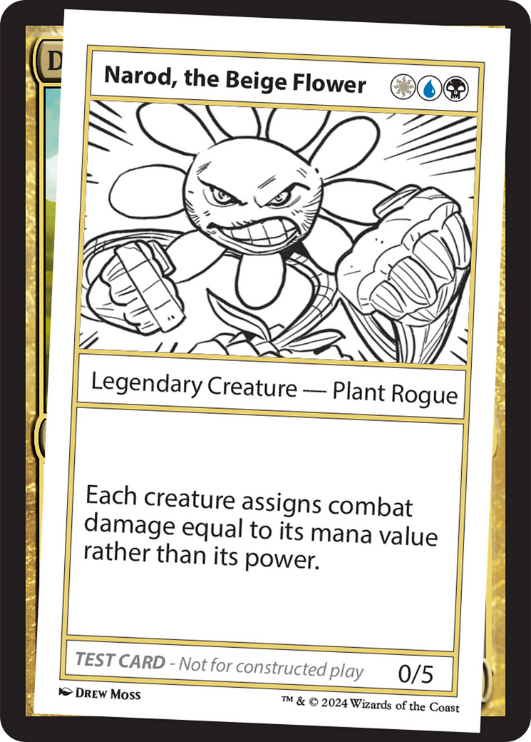 Narod, the Beige Flower [Mystery Booster 2 Playtest Cards] | Card Merchant Takapuna