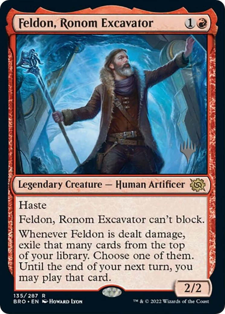 Feldon, Ronom Excavator (Promo Pack) [The Brothers' War Promos] | Card Merchant Takapuna