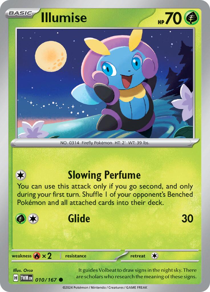 Illumise (010/167) [Scarlet & Violet: Twilight Masquerade] | Card Merchant Takapuna