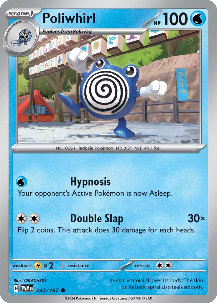 Poliwhirl (042/167) [Scarlet & Violet: Twilight Masquerade] | Card Merchant Takapuna