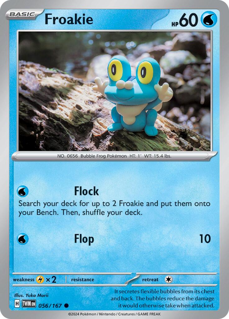 Froakie (056/167) [Scarlet & Violet: Twilight Masquerade] | Card Merchant Takapuna