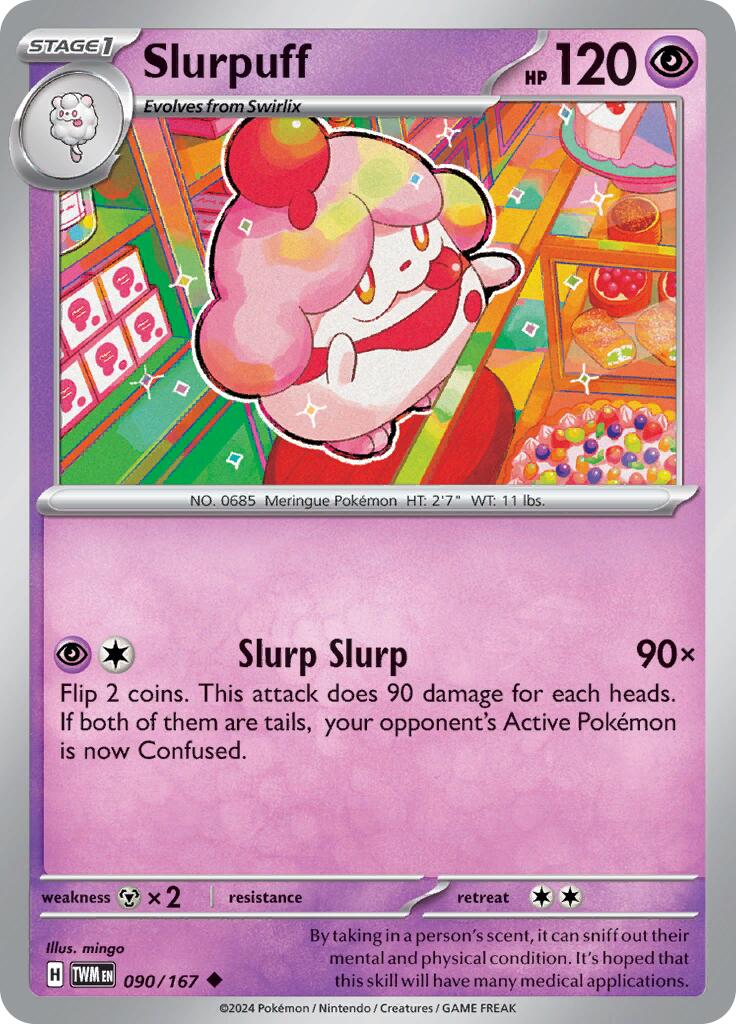 Slurpuff (090/167) [Scarlet & Violet: Twilight Masquerade] | Card Merchant Takapuna