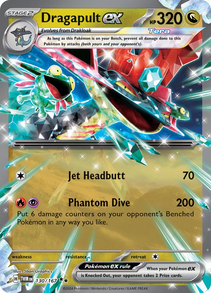 Dragapult ex (130/167) [Scarlet & Violet: Twilight Masquerade] | Card Merchant Takapuna