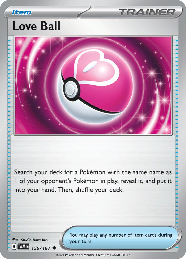 Love Ball (156/167) [Scarlet & Violet: Twilight Masquerade] | Card Merchant Takapuna